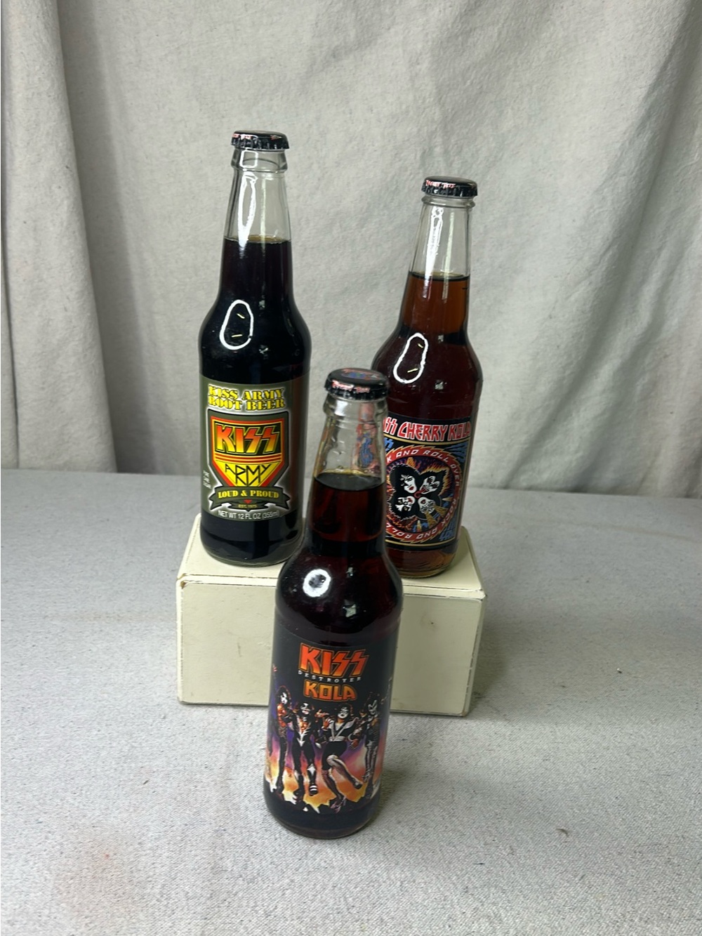 Kiss Kola Set of 3 Vintage